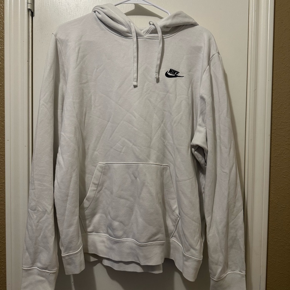Nike Men's Classic White Hoodie